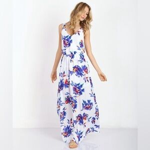 Show Me Your Mumu Kendall Maxi Dress Petal Paint Size Small